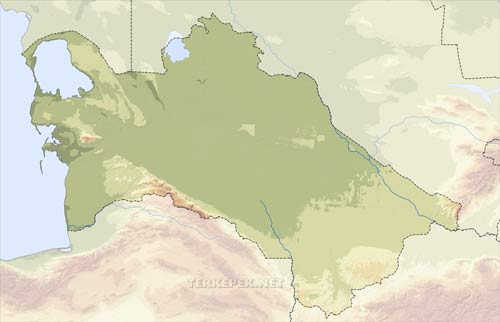 Türkmenisztán felszíne