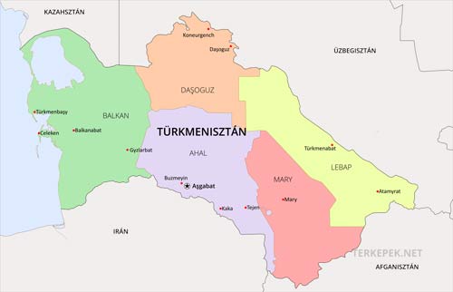 Türkmenisztán városai